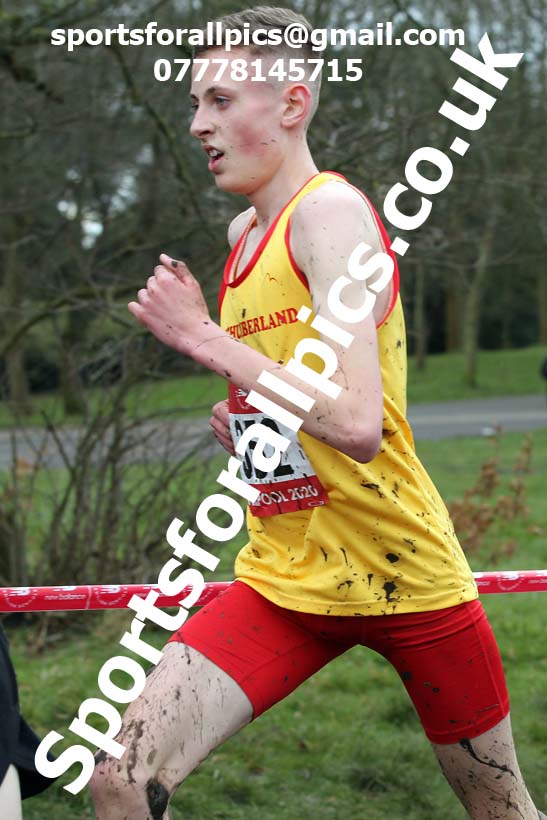 Intermediate boys, 2020 New Balance English Schools Champs., Sefton Park, Liverpool. Photo: David T. Hewitson/Sports for All Pics